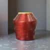 Red bright silk yarn balls, hand-woven wool yarn, woven yarn, sequined yarn balls, packed yarn Application Scenario